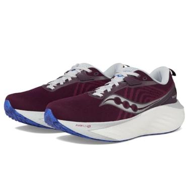 Imagem de Saucony Triumph 22 feminino, Ameixa/azul royal, 41