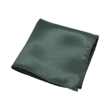 Imagem de Lenço de Bolso Masculino Vintage - Quadrado, Sólido e para Padrinhos d