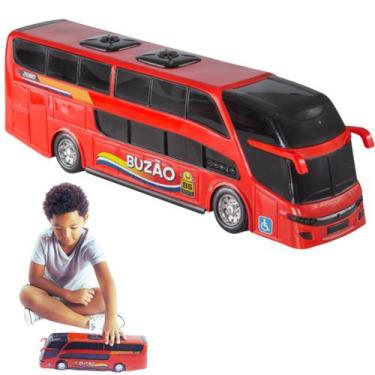 Imagem de Onibus Brinquedo Infantil Grande Busão Original 45cm Oferta - BS TOYS