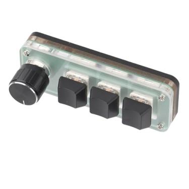 Imagem de Luz de Fundo RGB Teclado Mecânico USB Com Botão para Jogos e Programação