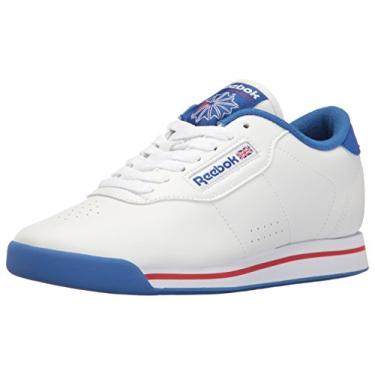 Imagem de Reebok Princess Fitness Feminino, Branco/Tetra Azul/Excelente Vermelho, 10