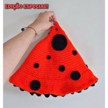 Imagem de Chapéu Bucket Cogumelo Psicodelia Em Crochê - Atelier Chapeuzinho de B