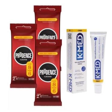 Imagem de Preservativo Camisinha Classico leve 8 Pague 6 - 3 pacotes + Kmed 25 g