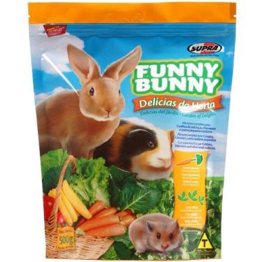 Imagem de Ração Para Roedores Funny Bunny Delícias da Horta 500g - Supra