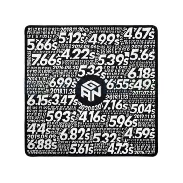 Imagem de Tapete Gan Cubo Mágico Preto Para Cronômetro Timer