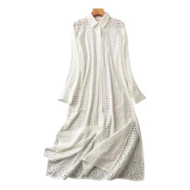 Imagem de N0324-Vestido Festa Evento Laise Lese Chemise Camisão Maxi M82 - XUMI,