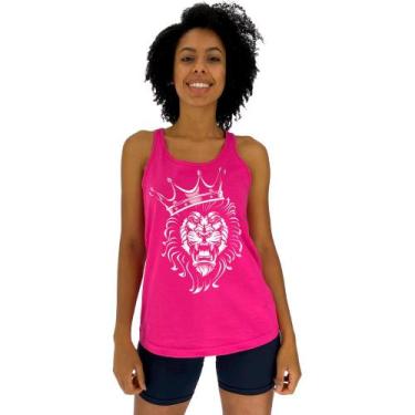 Imagem de Regata Feminina Recorte Nadador MXD Conceito Lion King, GG, Rosa, Pink