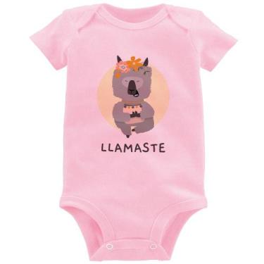 Imagem de Body Bebê Llamastê - Foca na Moda, Rosa bebê, P