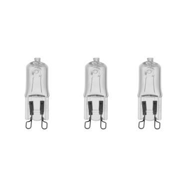 Imagem de Kit 3 Lâmpadas Halógena G-9 para Fogões e Fornos Elétricos 25W 220V