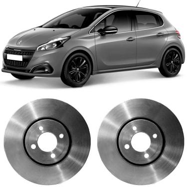 Imagem de Par Disco Freio Peugeot 208 1.6 2016 a 2017 Dianteiro Ventilado Fremax