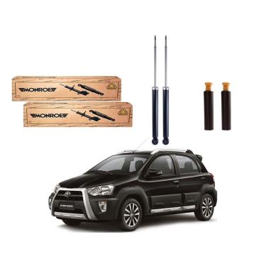 Imagem de Kit amortecedor traseiro monroe original toyota etios cross 1.5 2014 A 2019