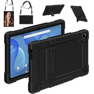 Imagem de Capa para tablet Pro Onn de 10,4 polegadas (modelo 2023: 100110603) com suporte integrado, capa rígida protetora híbrida resistente com alça de ombro para Walmart Onn 10.4 Tablet Pro 2023 modelo