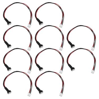 Imagem de ECSiNG 10pcs JST-XH 2S Battery Balance Extension Cable 22AWG for RC Battery Charger RC Cars Boats Airplanes, Cable Length 20cm
