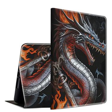 Imagem de BFSEROBJ Capa para Samsung Galaxy Tab A7 Lite leve capa inteligente de couro PU ajustável suporte capa protetora para Samsung Galaxy tab A7 Lite 8,7 polegadas 2021 - dragão da China