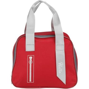 Imagem de Bolsa Térmica Oxford 24x20cm Hello Color Lancheira Sacola Trabalho Academia Passeio Praia Bebida Camping Trabalho Feminina