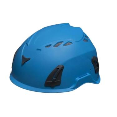 Imagem de Dynwave Hard -chapéu de capacete ao ar livre para adultos Chefe de absorver hardhat half cúpide capacete para esportes drifting resgate Construction Cabing, Azul