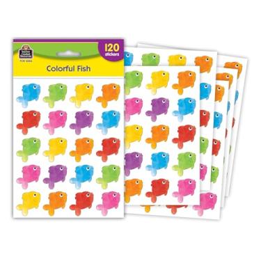 Imagem de Adesivos de peixe colorido 3553 da Teacher Created Resources