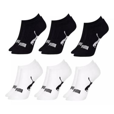 Imagem de Kit 6 Pares Meia Sapatilha Cano Baixo Adulto Soquete Masculino Algodão