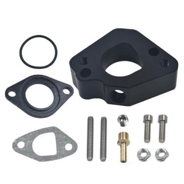 Imagem de AKSGKGQ Entrada de tarugo com coletor de pulso para Predator 212cc CT200u BT200X para Hond* GX160 GX200 6,5HP OHV 196cc KT196 Clone Motores Mini Bike Go Kart Preto