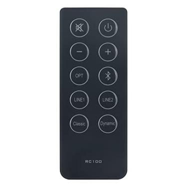 Imagem de Beyution Controle remoto de substituição RC100 adequado para alto-falante multimídia Edifier RC10D, R2000DB, RC100, R2000D, Bookshelf