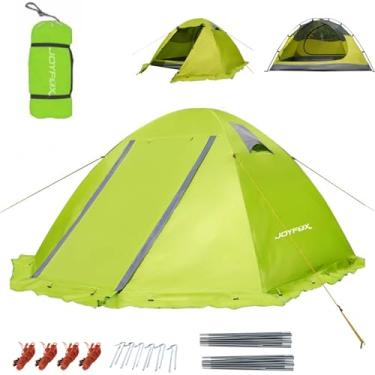 Imagem de JOYFOX Barraca de Camping 2 Pessoas RAINFLY Alumínio Ultralight Upf 50 Coluna D'água de 3000mm (Verde Claro, 2 Pessoas)