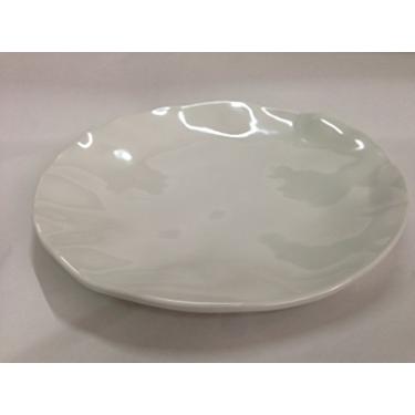 Imagem de Efay, EFMEDP109814IV, Prato Redondo Ondulado Diâmetro 35 X 4.5 Cm Creme, Melamina