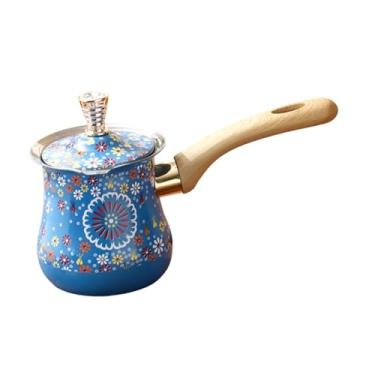 Imagem de Ｂｅｓｇａ Cafeteira de aço inoxidável portátil com tampa para fogões a gás, aquecedor de manteiga, jarra, chocolate, derretimento, café profissional, 900ml