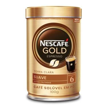 Imagem de Café Solúvel Nescafé Gold Espresso Suave Em Pó Lata 100G, 100g