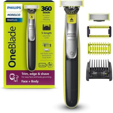 Imagem de Philips Norelco Oneblade 360 Aparador Elétrico Corpo E Rosto