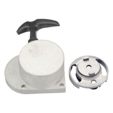 Imagem de menolana Arranque manual de arranque Pull Starter para motores 50cc, 66cc e 80cc de 2 tempos Premium Professional Repair Parts Starters Assembly Manual