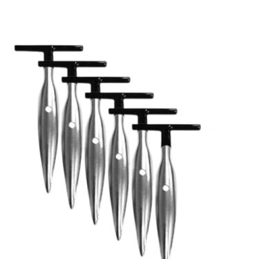 Imagem de Kit 6 Furador Abridor de Coco Inox Fura Coco para Casa Praia Bares e Restaurantes(KIT 6)