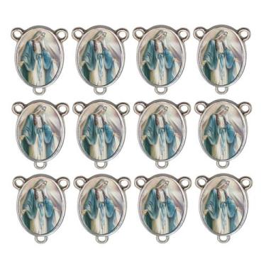 Imagem de 10 Entremeio Nossa Senhora da Conceição Oval Montagem Terços