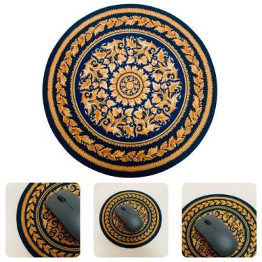 Imagem de Mouse Pad Estampado Arabesco Mandala Oriental Apoio De Mouse Descanso 