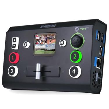 Imagem de RGBlink Switcher de Vídeo Mini-Pro com Entradas Hdmi de 4 X 4K Saídas 1Hdmi/Usb3.0 Switcher de Mixagem de Vídeo Multicâmera com Tela de Toque de 2" Ideal para Transmissão Ao Vivo de Eventos Ao Vivo De