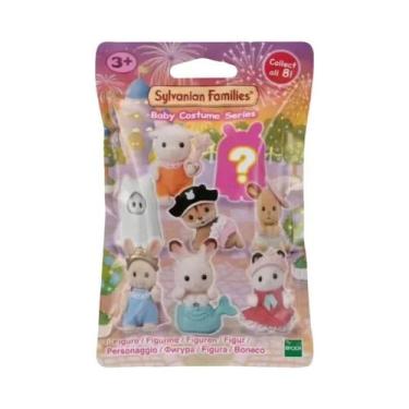 Imagem de Bebê Mini Figura Quarto Vestir Boneca Sylvanian Famílias Brinquedo Cri