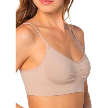 Imagem de Sutiã top Lupo Loba 41100-001 Básico Sem Costura Poliamida T. PP/GG, G