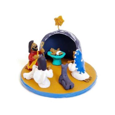 Imagem de Presépio De Natal Na Gruta (Miniatura) Artesanal Pernambuco - Karua