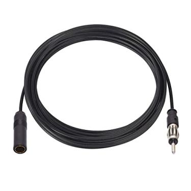 Imagem de BINGFU Cabo de extensão de antena de rádio de carro de 6 metros para veículos FM AM Rádio FM Cabo de extensão de antena de carro Conector de plugue DIN Cabo coaxial para veículo, caminhão, carro