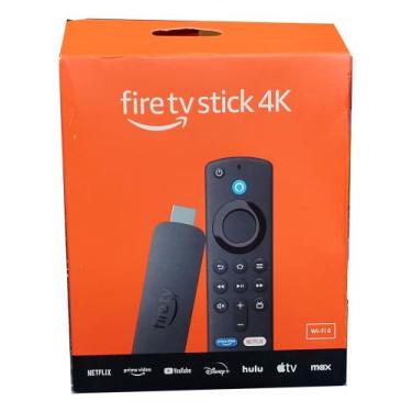 Imagem de  Fire Stick TV Full HD 3ª Geração Alexa Comando de Voz Original - Pret