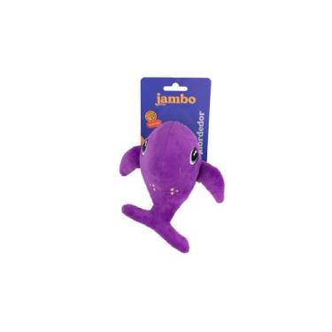 Imagem de JAMBO PET Brinquedo para Cachorro,Pelúcia Pop Aqua Baleia, Feito de Algodão e Poliéster