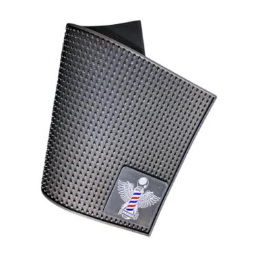 Imagem de Tapete Para Bancada De Barbeiro Antiderrapante Barbearia