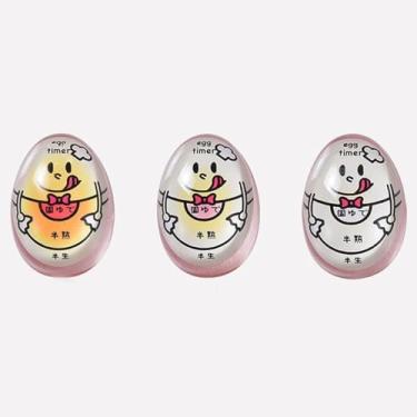Imagem de Temporizador Termômetro para Ovos Cozidos Egg Timer Mole Médio ou Duro Cozinha