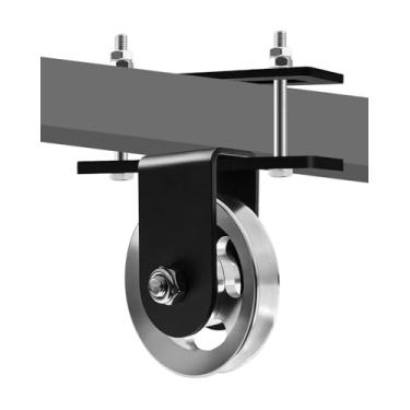Imagem de HZSIFU Sistema de polia de academia doméstica LAT polia, sistema de polia de cabo de aço 304 resistente para gaiola elétrica com polia de alumínio silenciosa