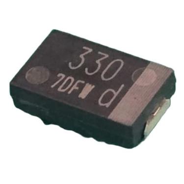 Imagem de 5x Capacitor Tantalo 330uf/10v 10% Smd Case D 4,3x7,3mm