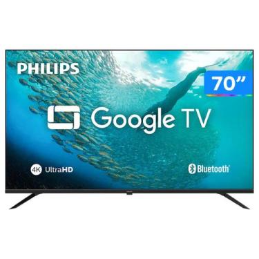 Imagem de Smart TV 70" Philips 4K UHD DLED 70PUG7019/78 Google TV Quad Core Goog