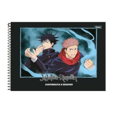 Imagem de Caderno Espiral Cartografia 80 Folhas Capa Dura Jujutsu 3370827 Foroni