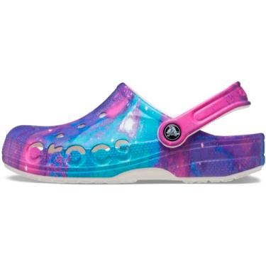 Imagem de Sandália Baya Seasonal Clog, Crocs, Adulto Unissex, White/Multi, 43