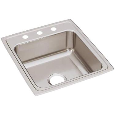 Imagem de Elkay LR20223 Lustertone Pia de aço inoxidável clássica de tigela única