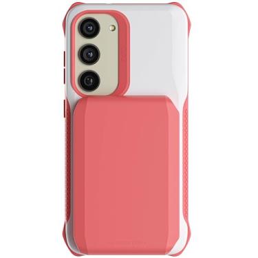 Imagem de Ghostek EXEC Capa carteira para Galaxy S23 para mulheres e meninas com suporte magnético destacável para cartão de crédito suporta carregamento sem fio capa protetora para celular projetada para Samsung Galaxy S23 (6,1 polegadas) (rosa)