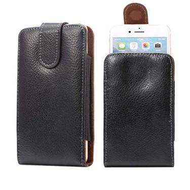 Imagem de Capa giratória de couro vertical com clipe de cinto para celular para iPhone 15 Pro 14 13 12 Pro/11 Pro/SE 2nd XS X 8/Samsung Galaxy S22 S23 S24 S10e A01 A10e /Google Pixel 5 4a 4G /BLU Studio X8 HD